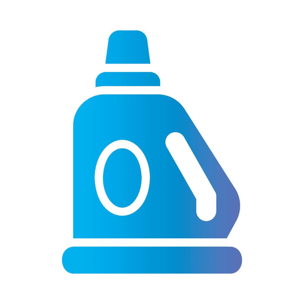 cleaning product Flat Gradient Icon White Background vector