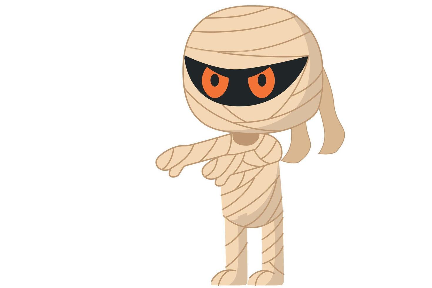 Chibi Halloween Character event illustration vector