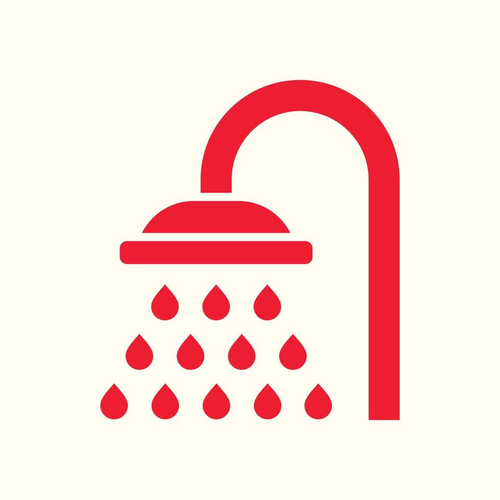Shower trendy artwork lovely abstract illustration colorful applicative design vector