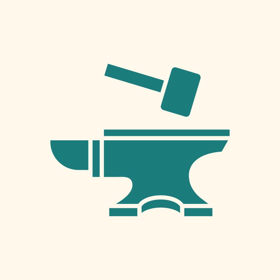 Anvil trendy artwork stunning abstract illustration colorful applicative design vector