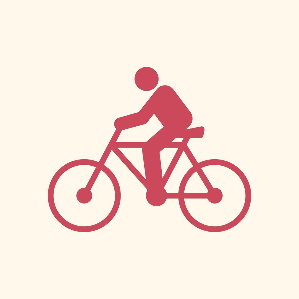 Cycle trendy artwork charming abstract illustration colorful applicative design vector