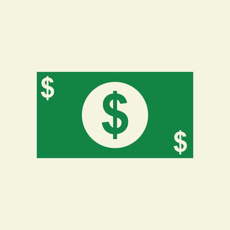 Money trendy artwork cute abstract illustration colorful applicative design vector