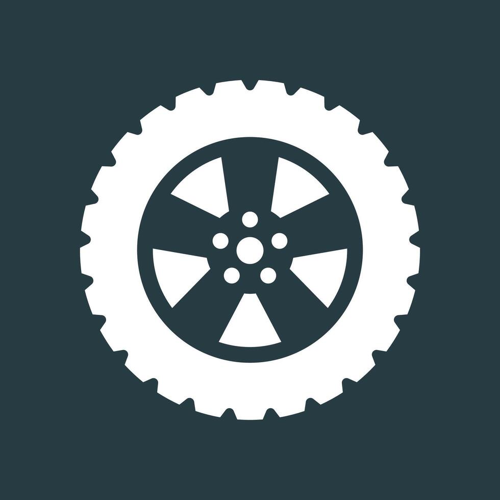 Car tyre trendy artwork beautiful abstract illustration colorful applicative design vector