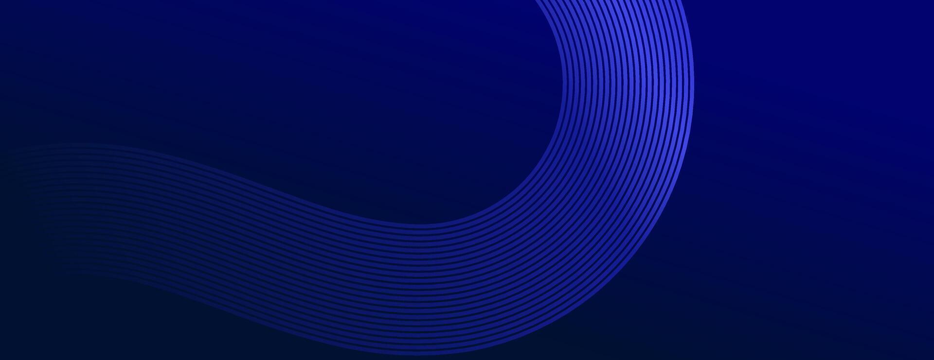 Abstract blue wavy lines background. vector