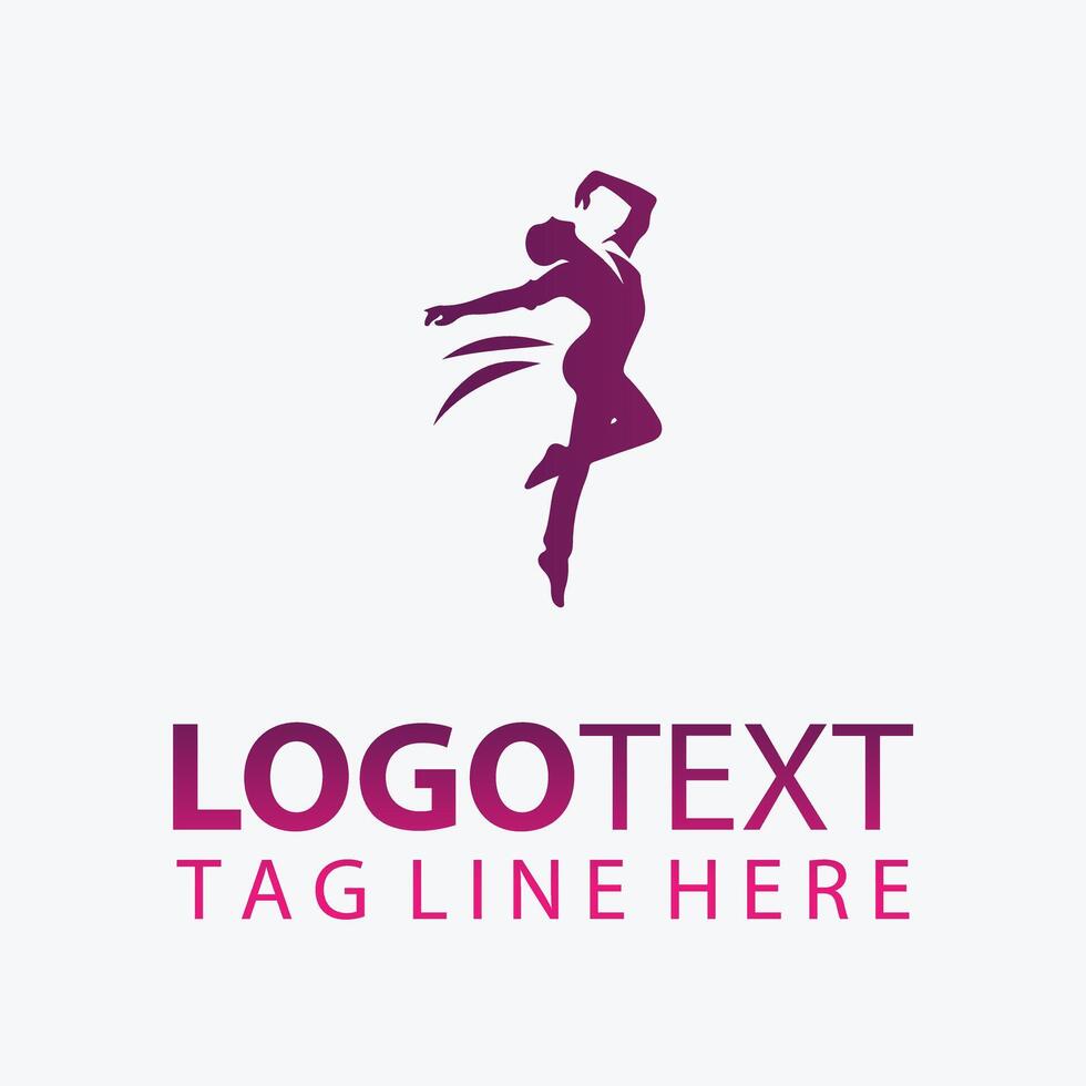Groove Elevate dancer logo vector