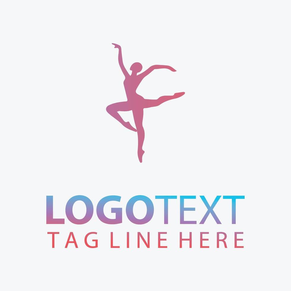 Vibe Odyssey dancer logo vector