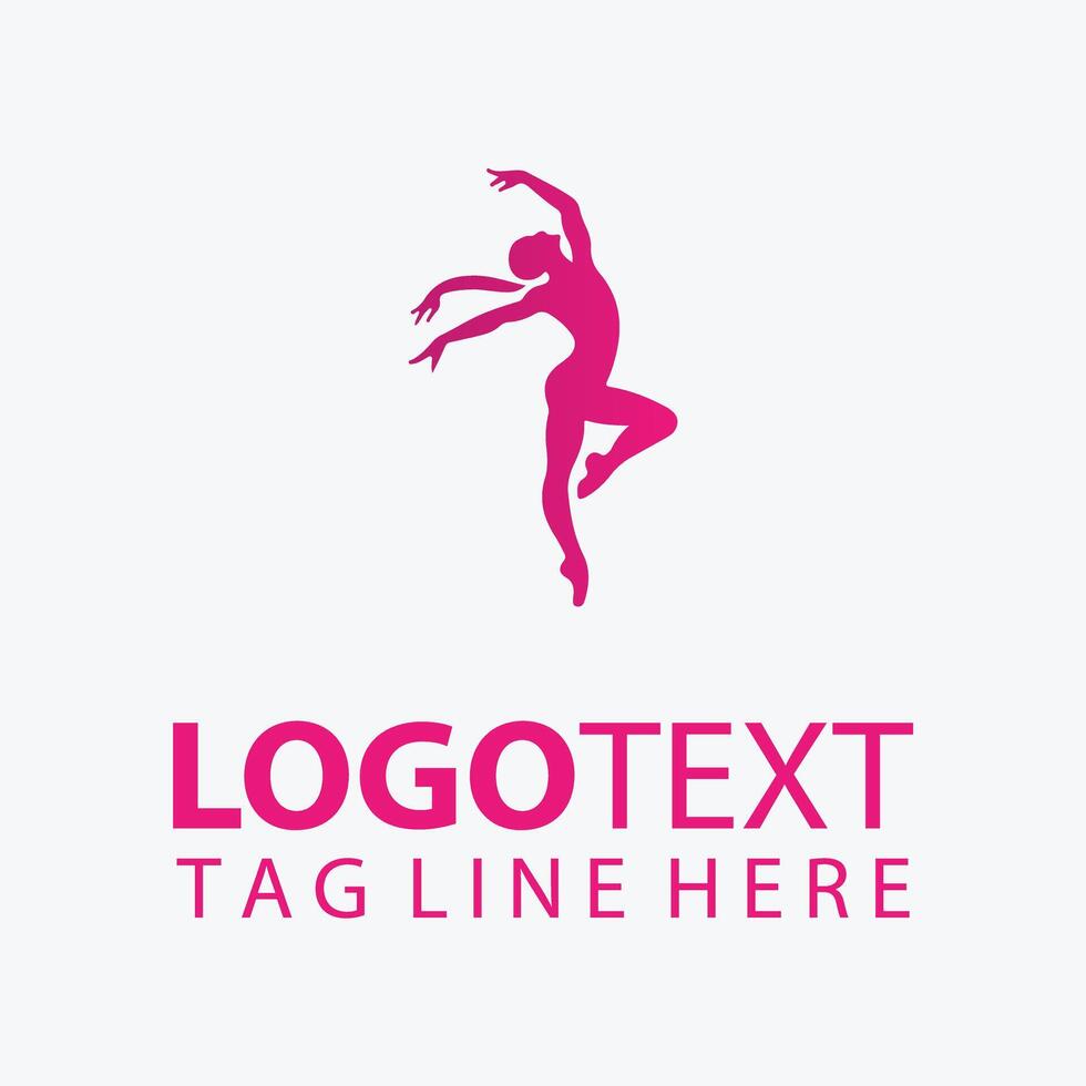 Fluid Vibe Studios dancer logo vector