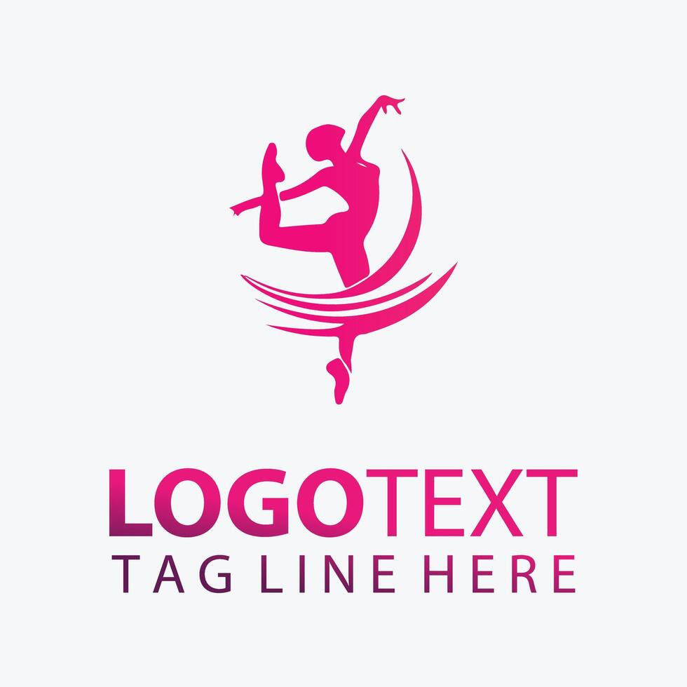 Motion Sync dancer logo vector