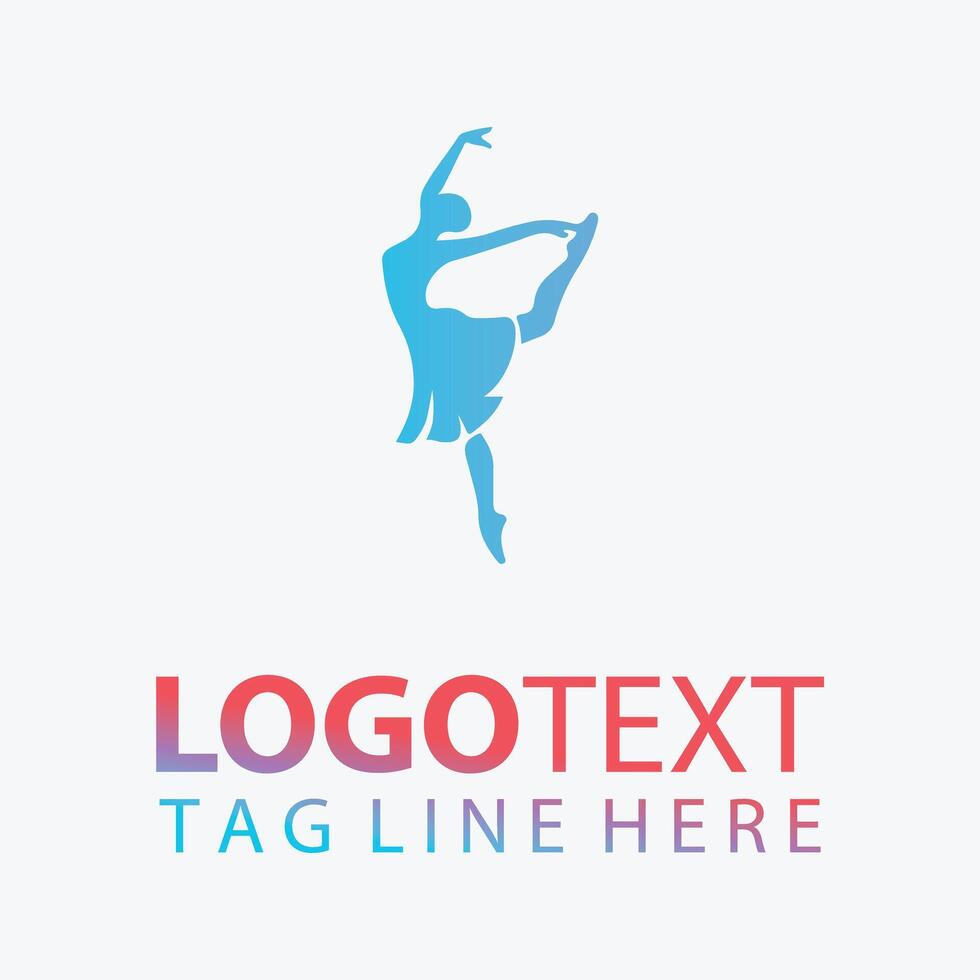 Dance Express dancer logo vector