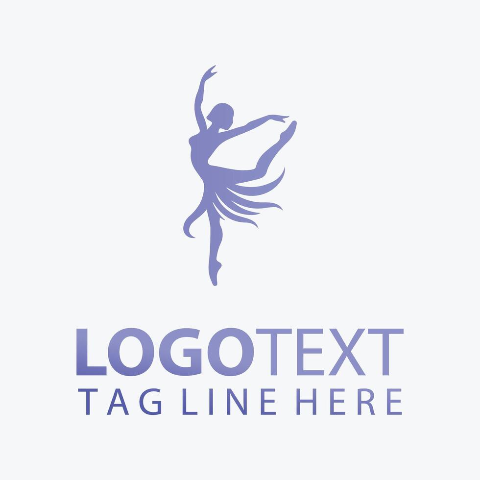 Dynamic Motion dancer logo vector