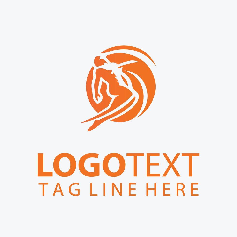 Movement Tribe dancer logo vector