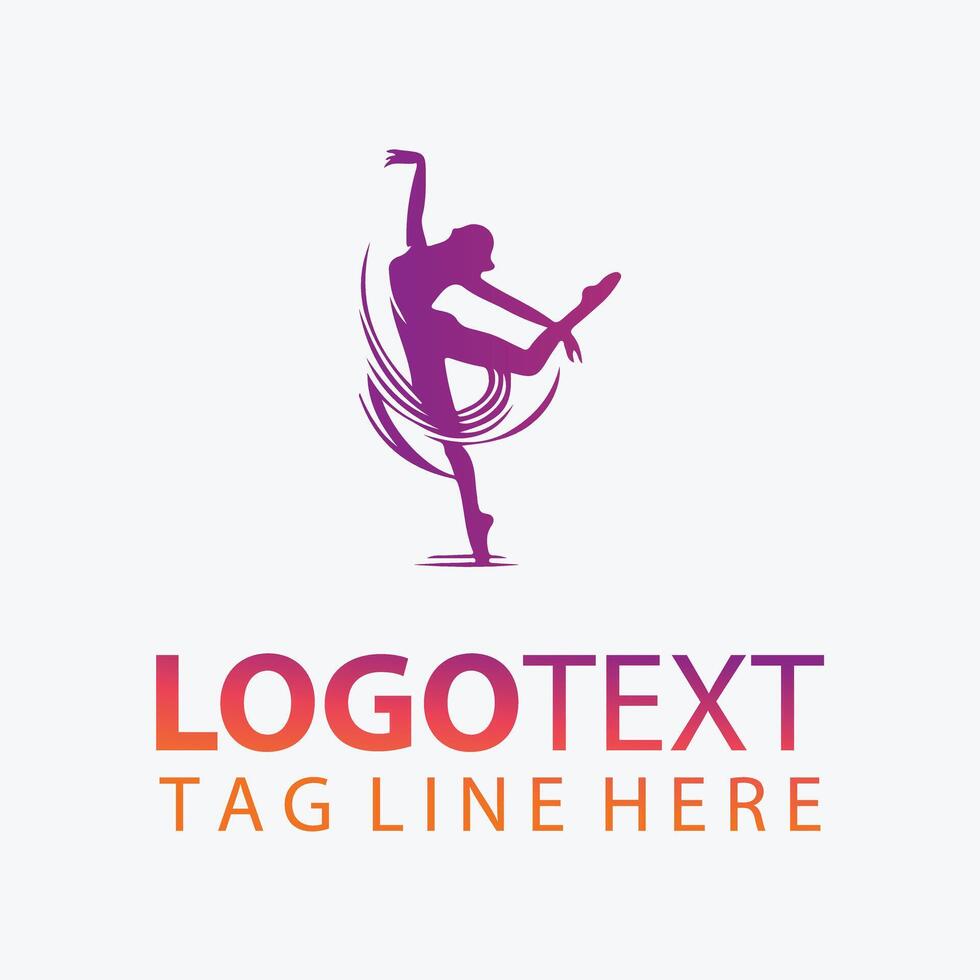 Gravity Dance Crew dancer logo vector