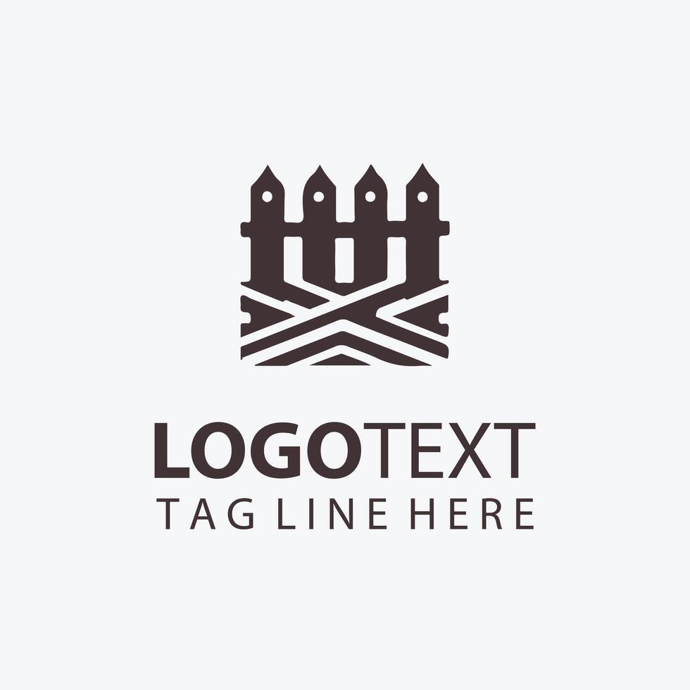 Guard Line Fencing Logo vector
