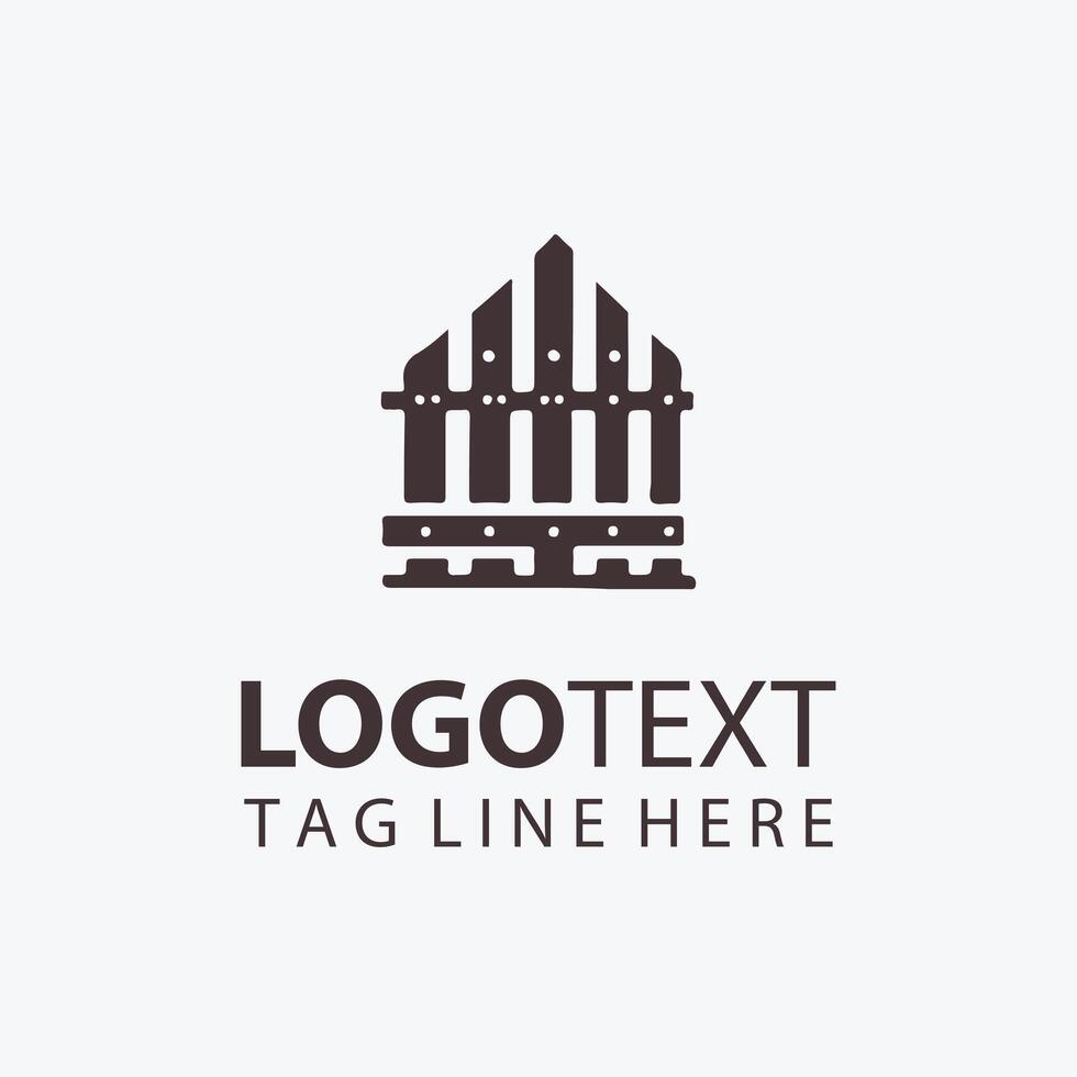 True Line Fencing Logo vector