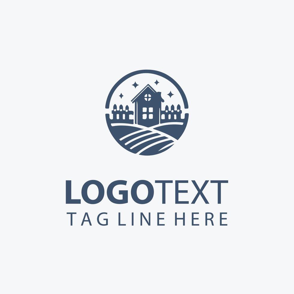 Boundaries Defined Fence Logo vector