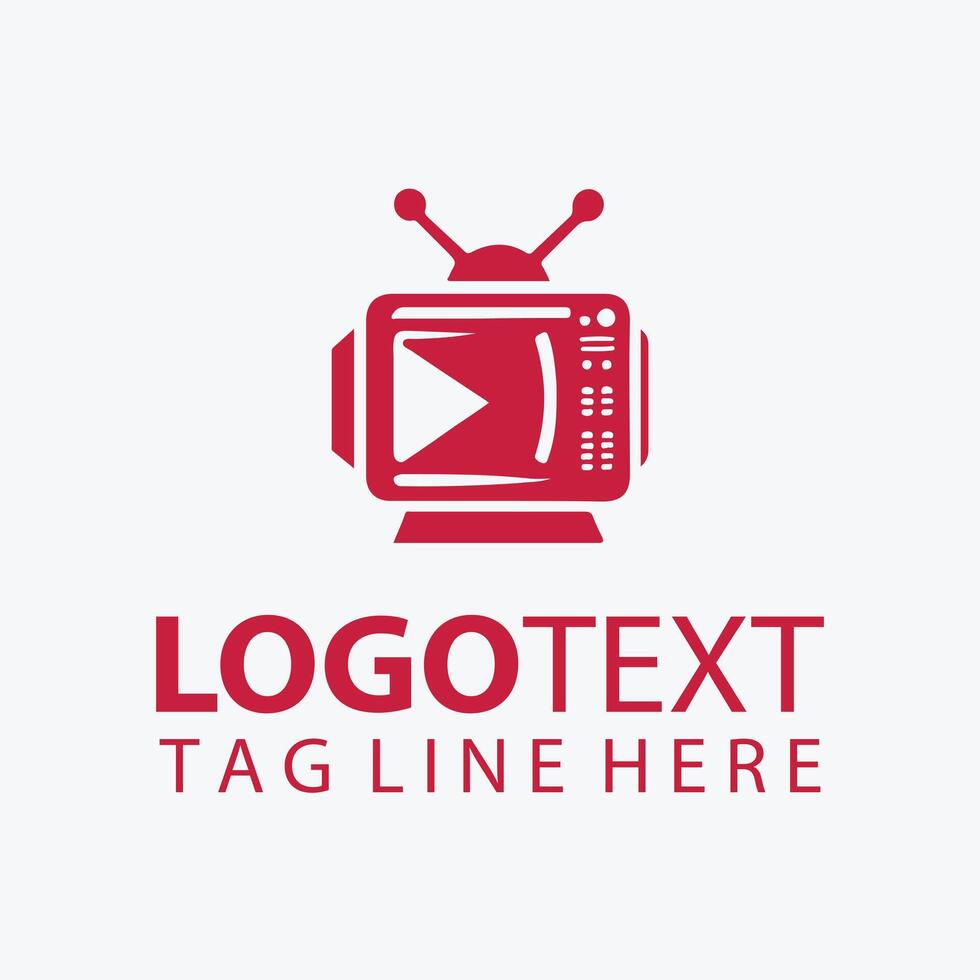 Media Pulse television logo vector
