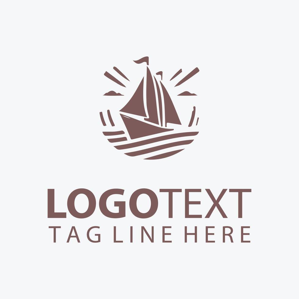 Mastery Sail Ship Logo vector