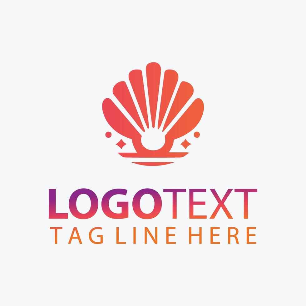 Twilight Tide Shells logo vector