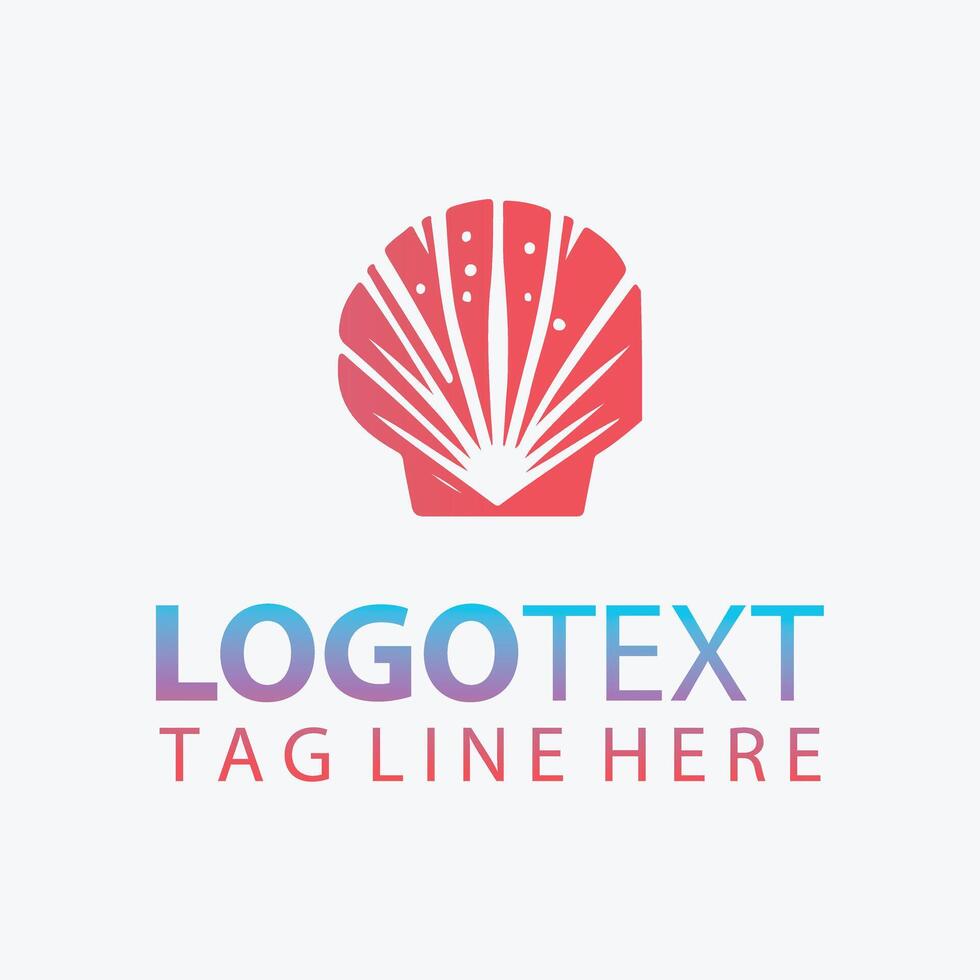 Sea shell Treasures logo vector
