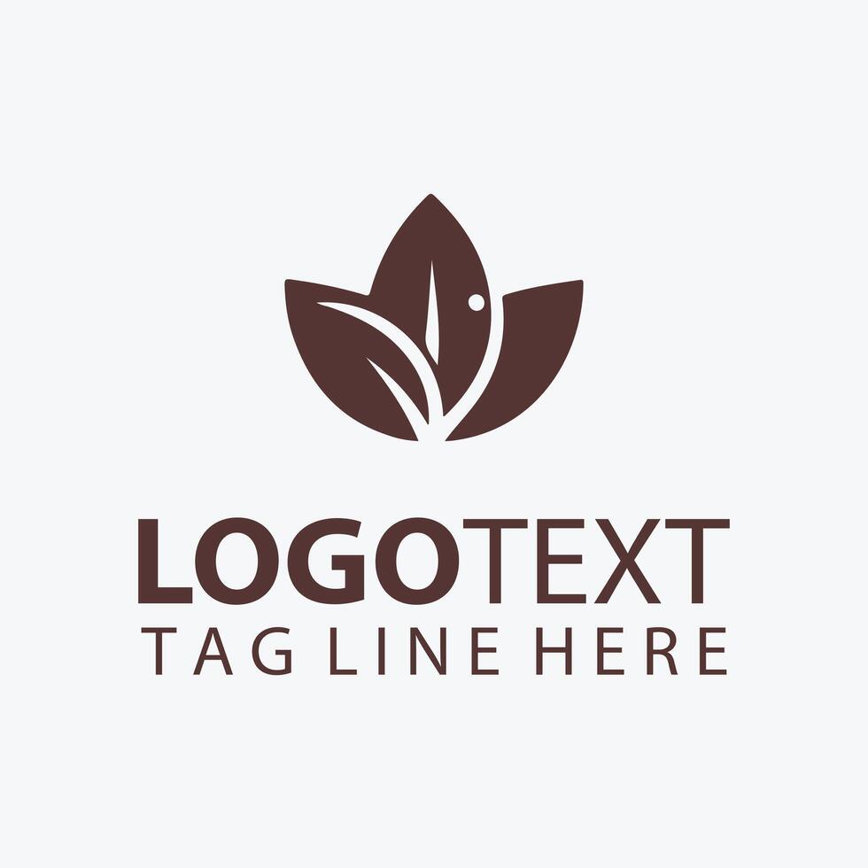 Infinite Roasts Coffee Bean Logo vector