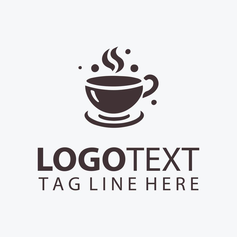 Timeless Coffee Bean Logo vector