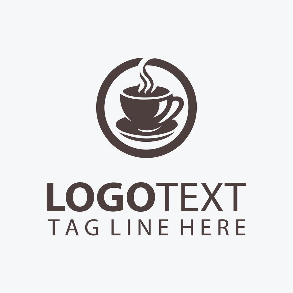 Sip And Savor Coffee Bean Logo vector