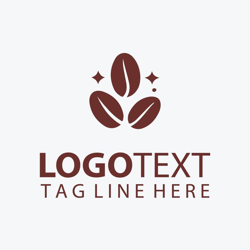 The Daily Roast Coffee Bean Logo vector