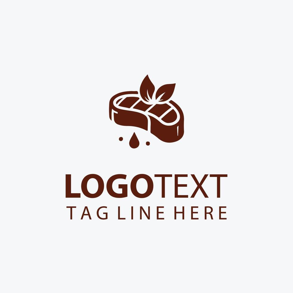 The Beef Barrel steak logo vector