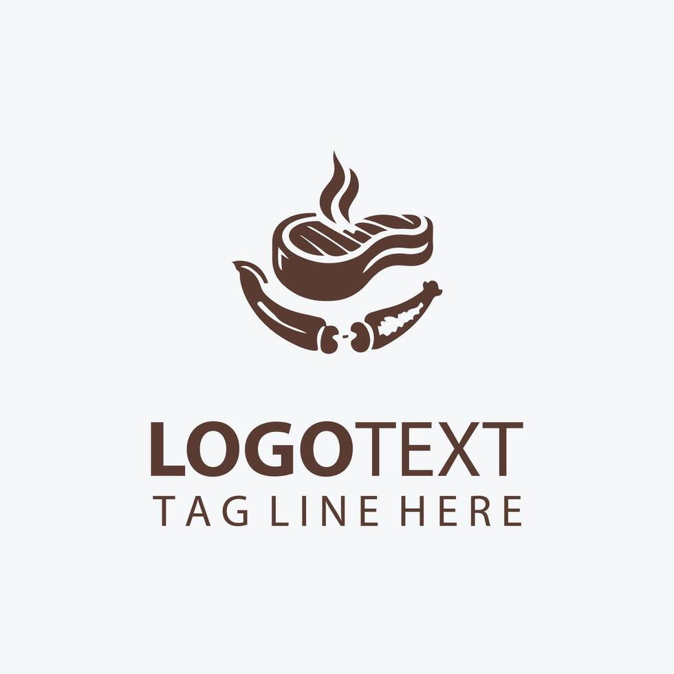 Steak House Bar logo vector