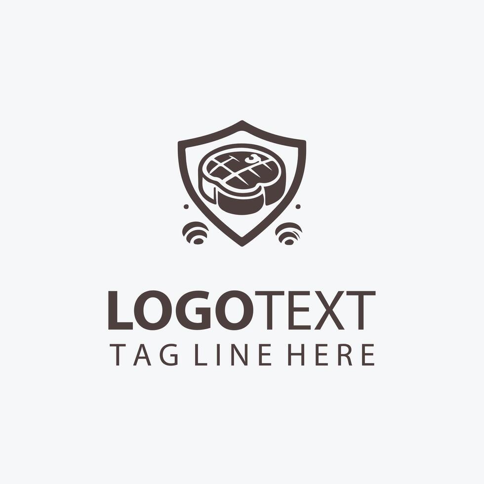 Tender Bites steak logo vector