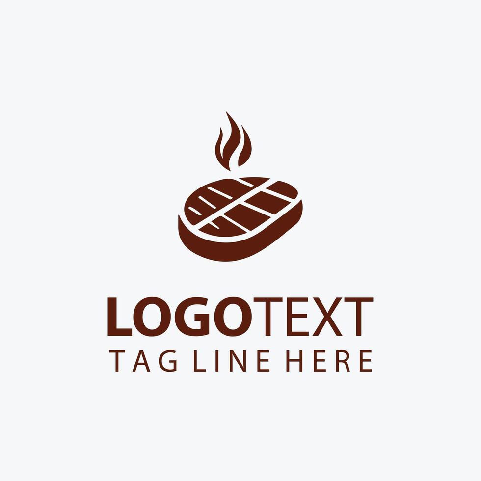 The Mighty Steak logo vector