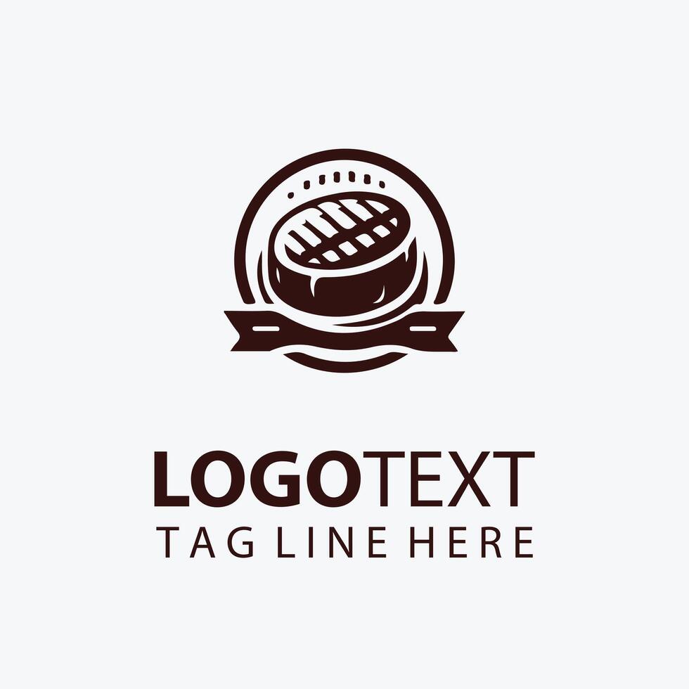 Fire Steak logo vector