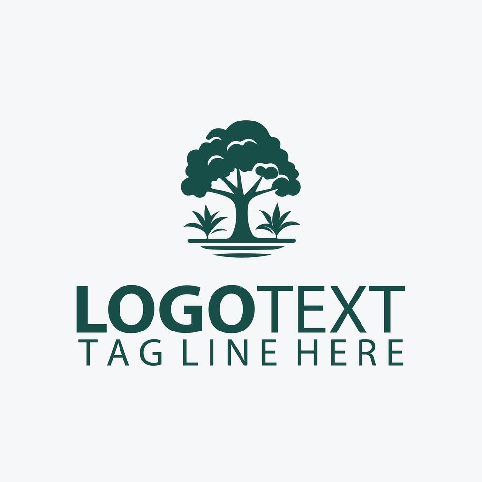The Green Canopy tree garden logo vector
