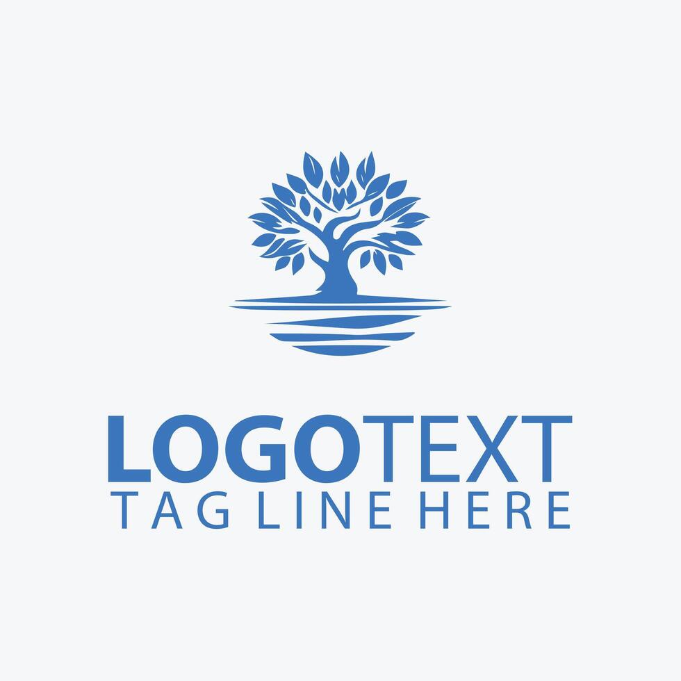 Root Branch tree Garden logo vector