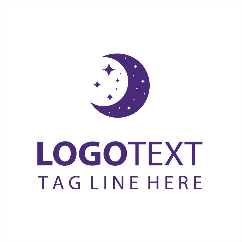 Light of Luna Moon Logo vector