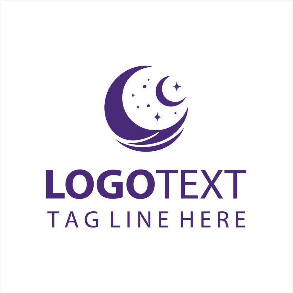 Celestial Creations Moon Logo vector