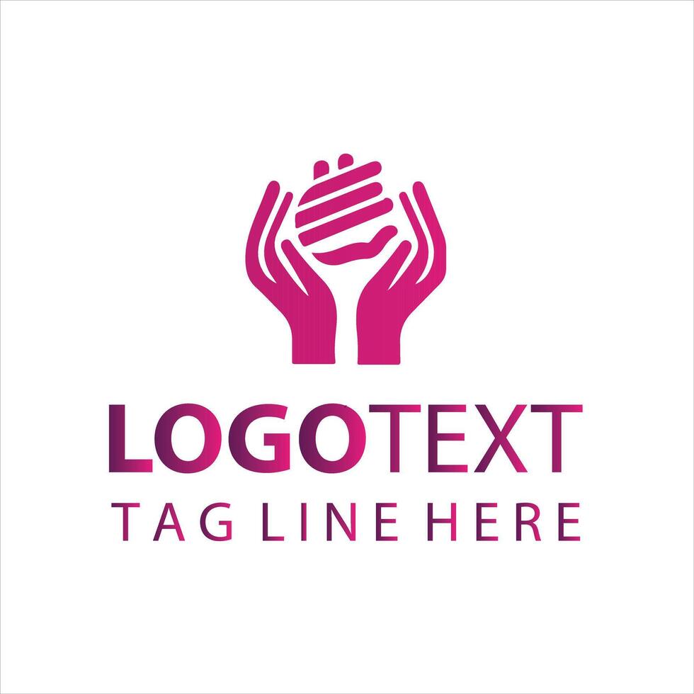 Touch of Kindness Hands Logo vector