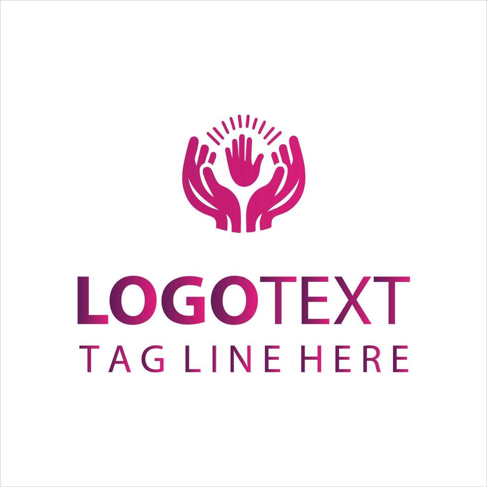Touch of Freedom Hands Logo vector