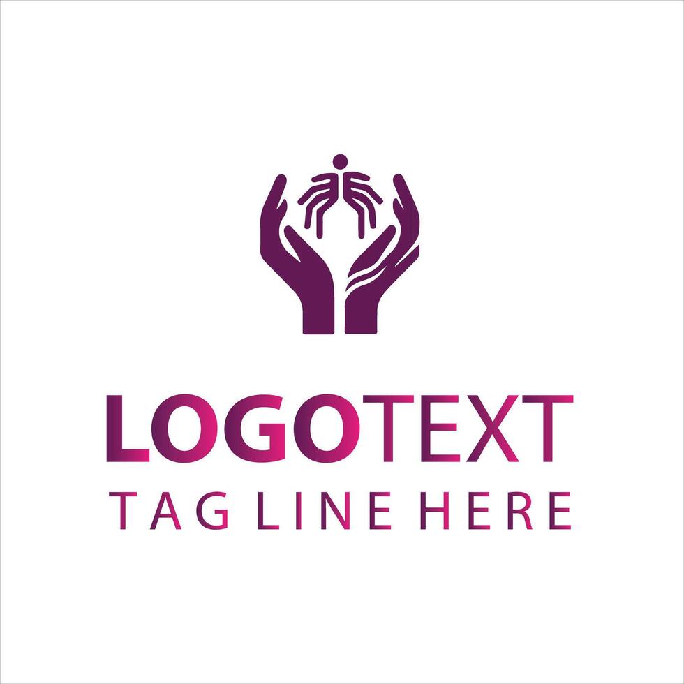 Reach of Hands Logo vector