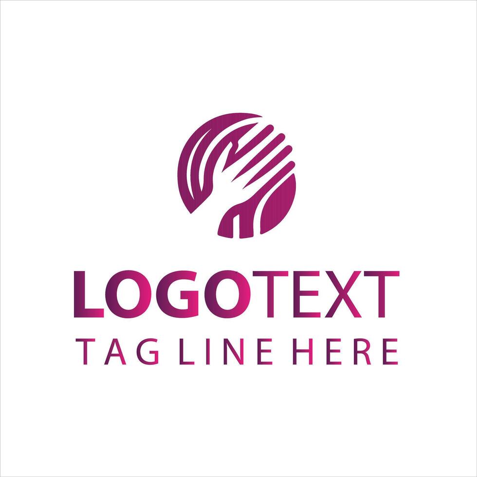 Touch of Elegance Hands Logo vector