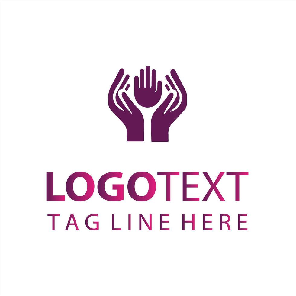 The Giving Hand Logo vector