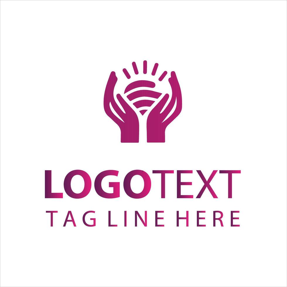 Hands Together Logo vector