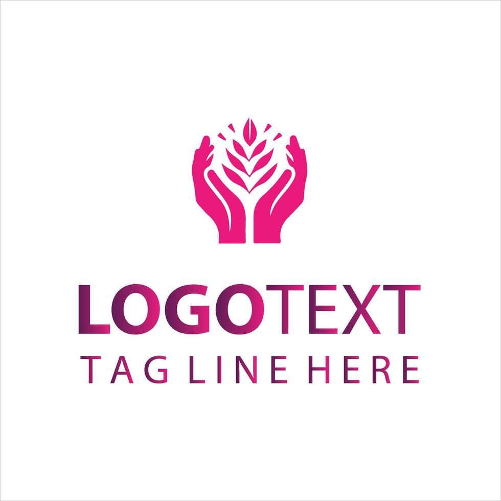 The Touch of Care Hands Logo vector