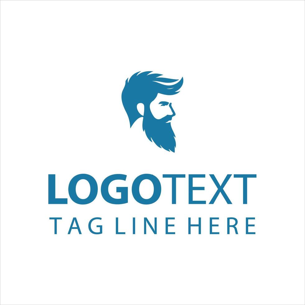 Beard Shapers guy logo vector