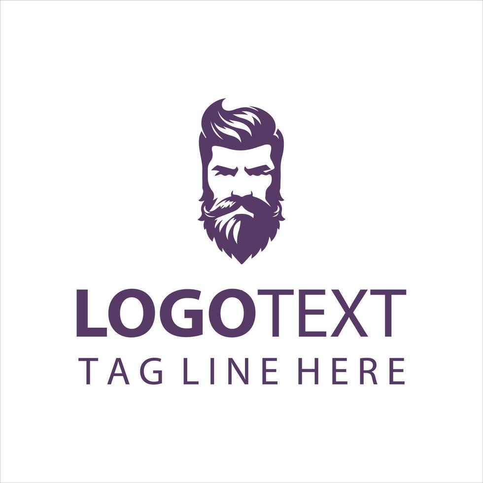 Bearded Adventurers guy logo vector