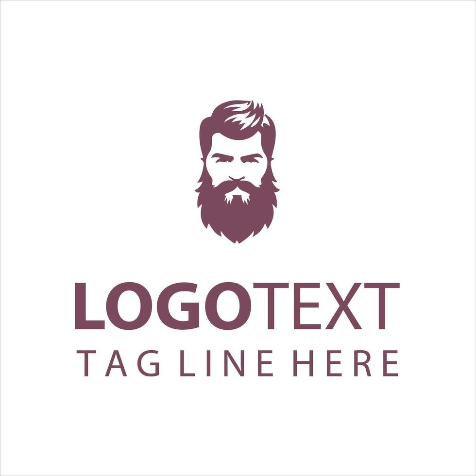 The Bearded Union guy logo vector