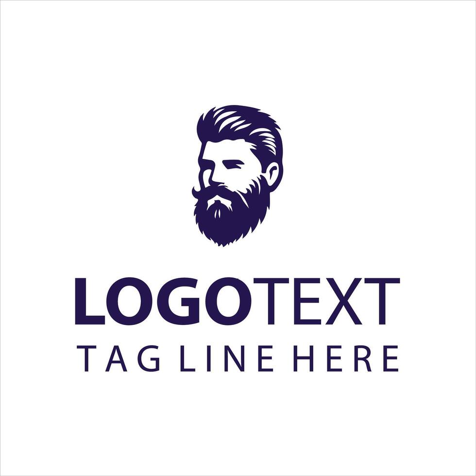 The Beard Forge Co guy logo vector