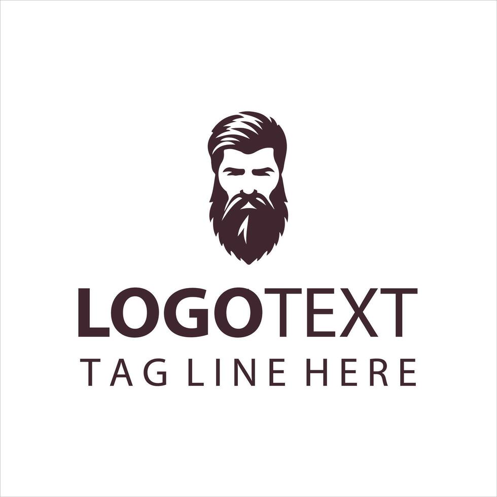 Beard Xperience guy logo vector