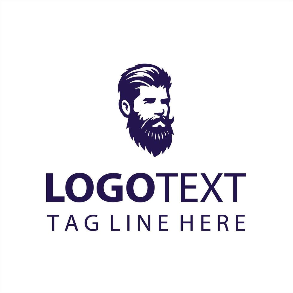 The Beard Life guy logo vector