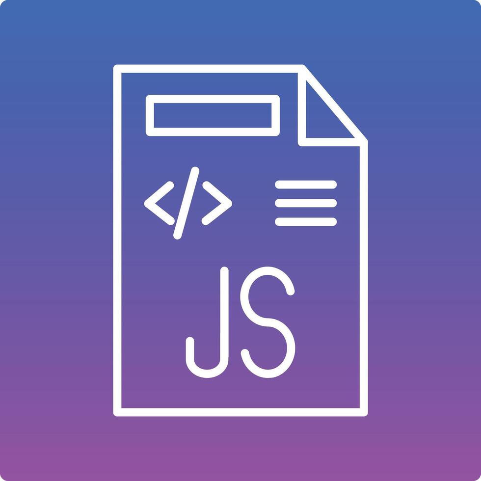 Js file icon vector